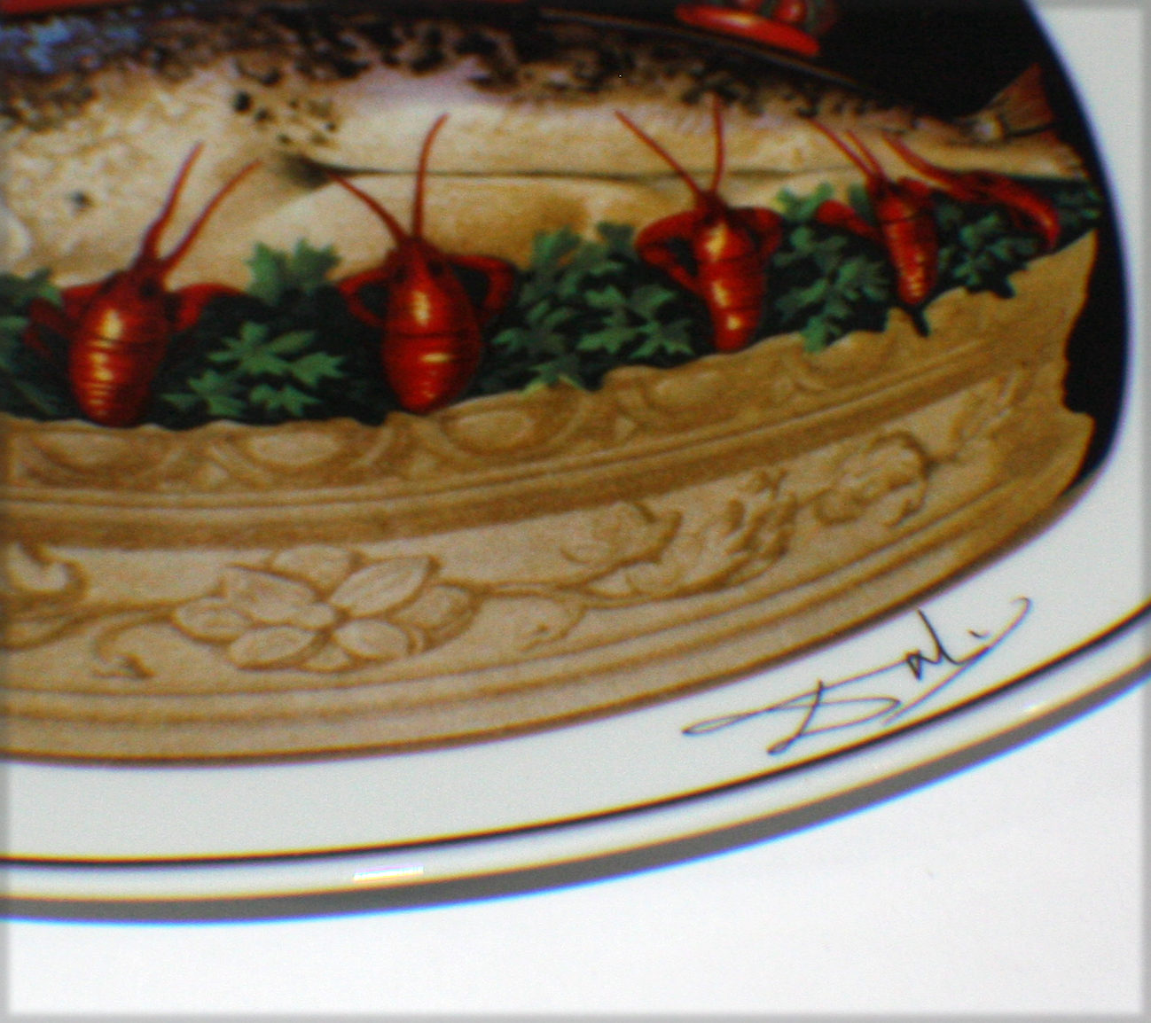 After Salvador Dali -Les Diner de Gala les Panaches Plate | Modernism